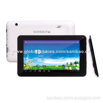 7-inch Tablet PCs with 1,024 x 600P Resolution, Quad-core, MTK8127 4/8/16GB Flash, GPS, BluetoothNew